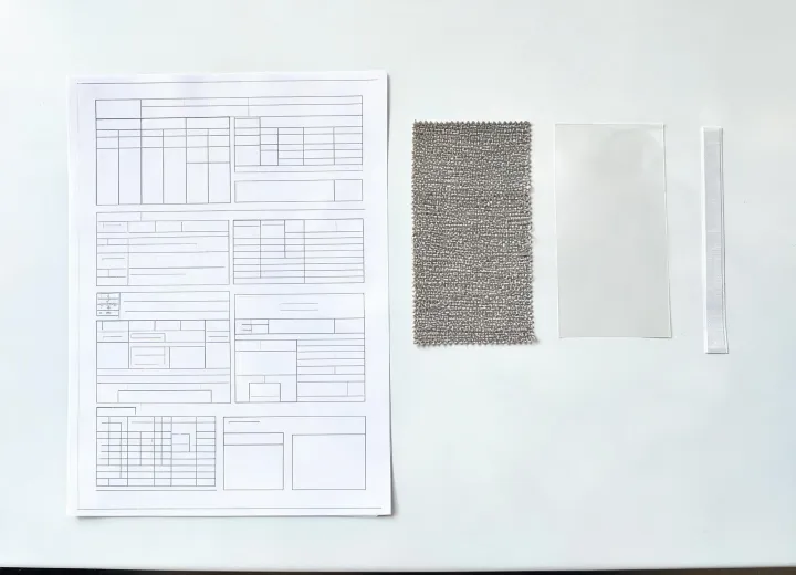 Performance textile specification worksheet and shell layers